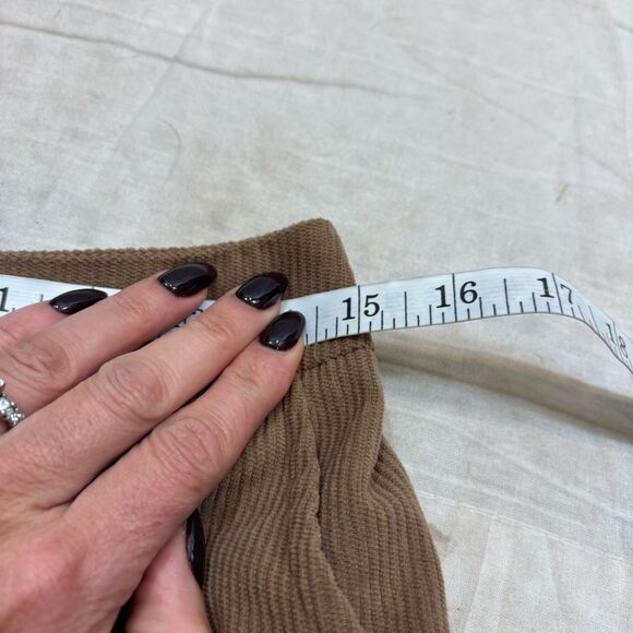 Brand new with Tags Sincerely Jules Lightweight Corduroy Pants Tan Size Large - Picture 8 of 14